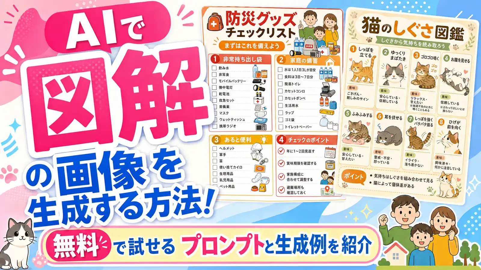 AIで図解の画像を生成する方法！無料で試せるプロンプトと生成例を紹介